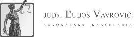 JUDr. Ľuboš Vavrovič - advokát logo